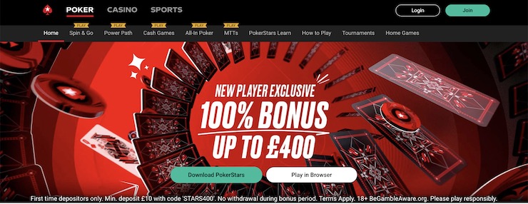 PokerStars UK ranks among the top online poker sites not on GamStop in 2026.